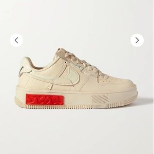 Air Force 1 Fontanka in Pearl White (beige/nude)